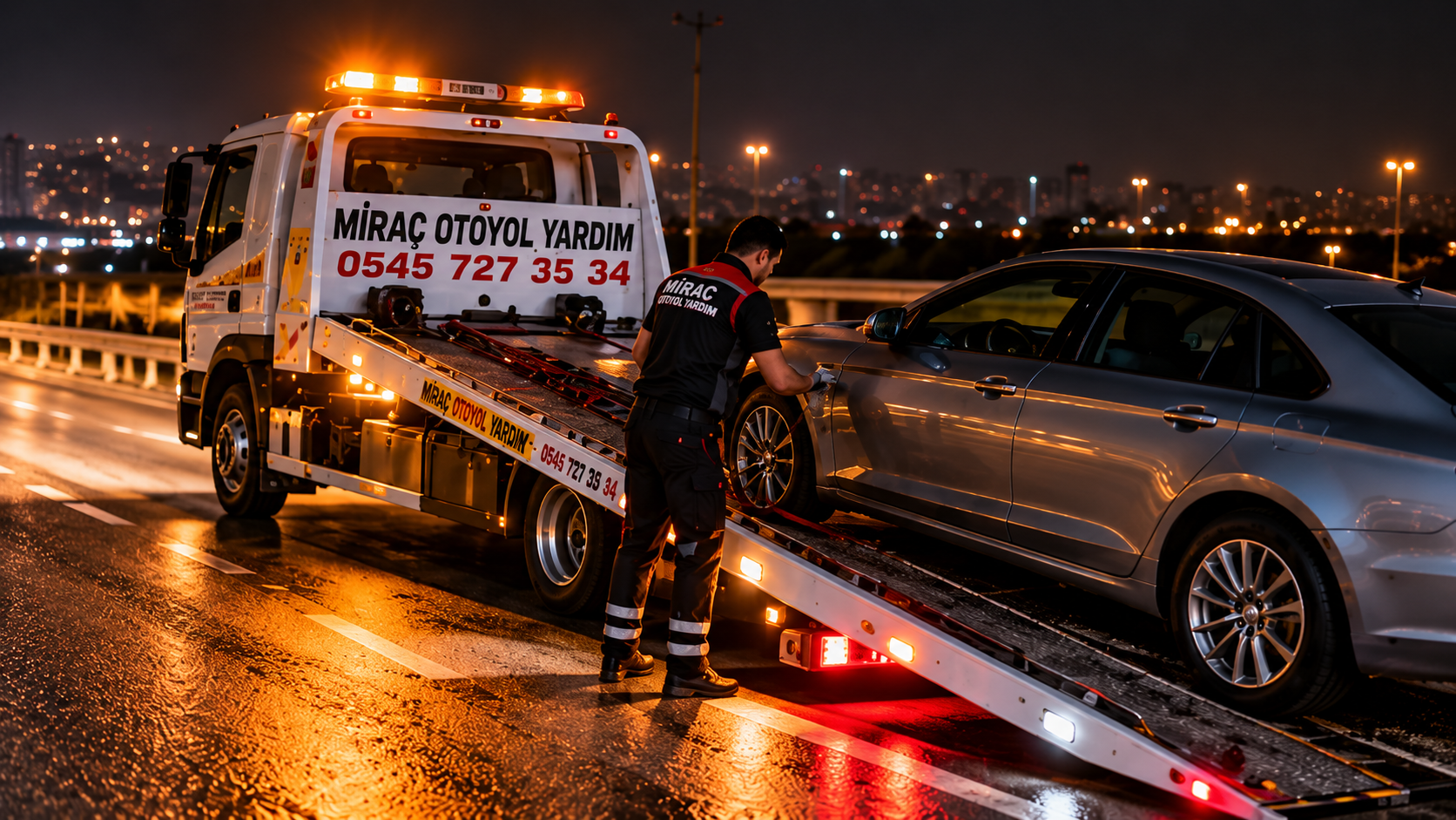 Miraç Otoyol Yardım profesyonel oto çekici aracı
